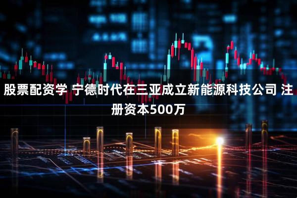 股票配资学 宁德时代在三亚成立新能源科技公司 注册资本500万
